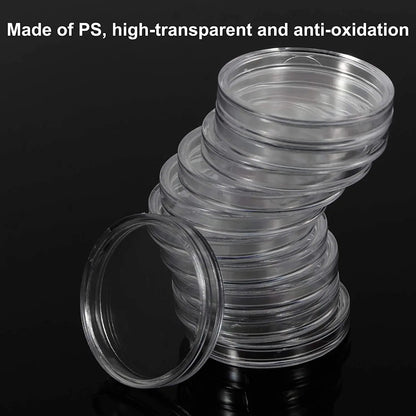 CoinCradle 100-Piece Coin Capsule Storage Set